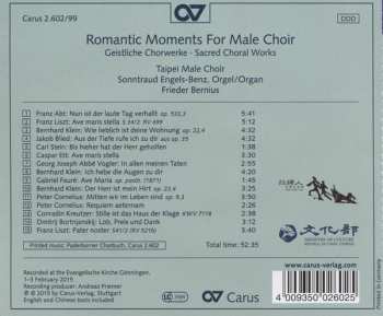 CD Frieder Bernius: Romantic Moments For Male Choir
