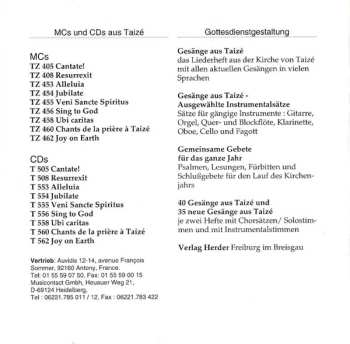 CD Taizé: Auf Dich Vertrau Ich (Gesänge Aufgenommen In Taizé)
