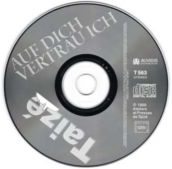 CD Taizé: Auf Dich Vertrau Ich (Gesänge Aufgenommen In Taizé)