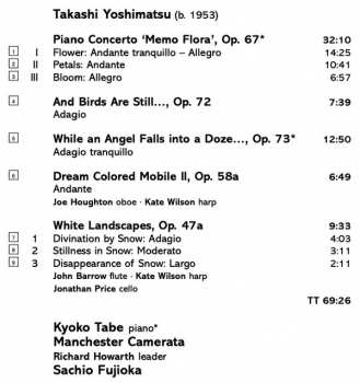 CD The Manchester Camerata: Memo Flora