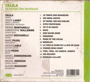 CD Talila: Le Temps Des Bonheurs
