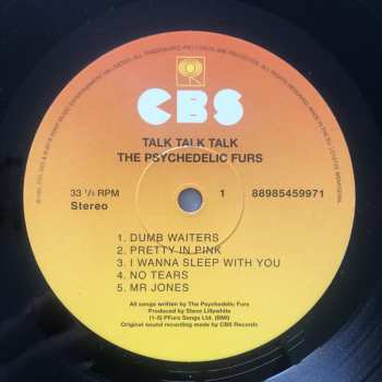 LP The Psychedelic Furs: Talk Talk Talk