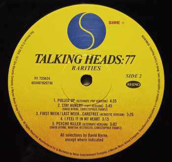 4LP/4SP/Box Set Talking Heads: Talking Heads: 77 LTD | DLX