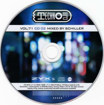 2CD/Box Set Schiller: Techno Club Vol.71 LTD