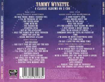 2CD Tammy Wynette: Only Lonely Sometimes + Soft Touch + Good Love And Heartbreak + Even The Strong Get Lonely