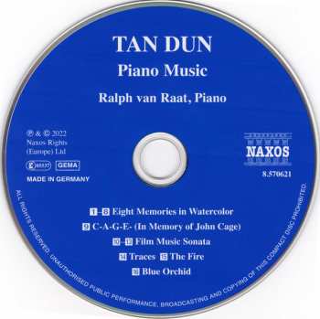 CD Tan Dun: Piano Music
