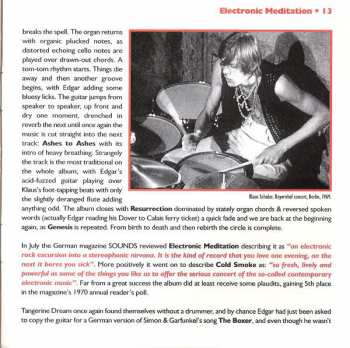 CD Tangerine Dream: Electronic Meditation
