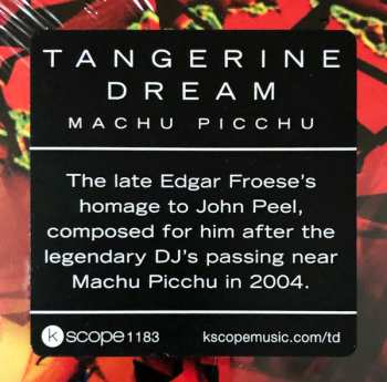 LP Tangerine Dream: Machu Picchu
