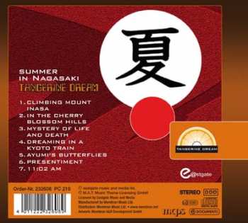 CD Tangerine Dream: Summer In Nagasaki