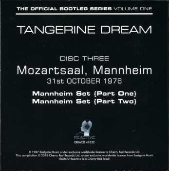4CD/Box Set Tangerine Dream: The Official Bootleg Series Volume One