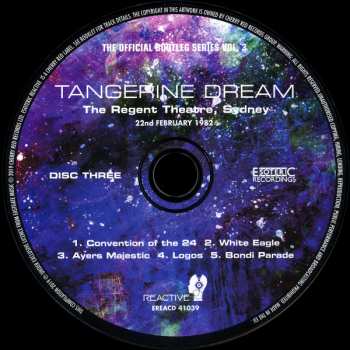 4CD/Box Set Tangerine Dream: The Official Bootleg Series Volume Three
