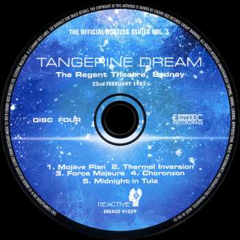 4CD/Box Set Tangerine Dream: The Official Bootleg Series Volume Three