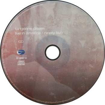 CD/DVD Tangerine Dream: Live In America / Ninety Two