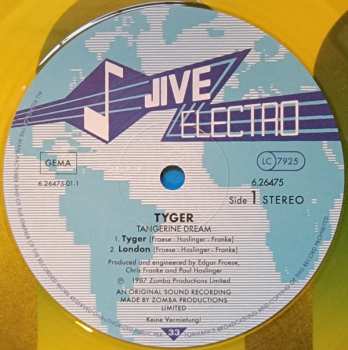 LP Tangerine Dream: Tyger LTD | CLR