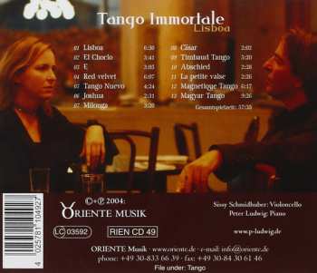 CD Tango Immortale: Lisboa
