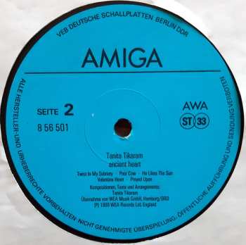 LP Tanita Tikaram: Ancient Heart