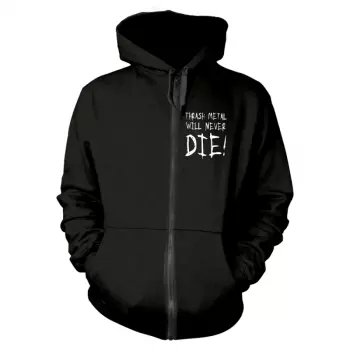 Sweatshirt With Zipper Zombie Attack