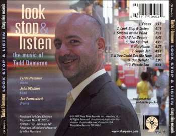 CD Tardo Hammer: Look Stop & Listen (The Music Of Tadd Dameron)