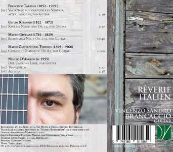 CD Francisco Tárrega: Rêverie Italien