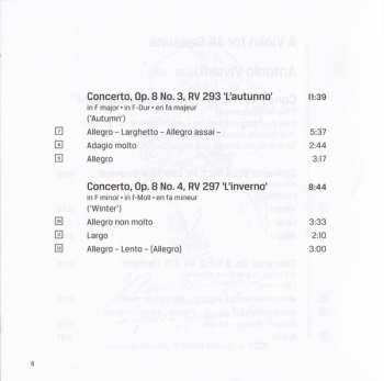 SACD Antonio Vivaldi: A Violin For All Seasons