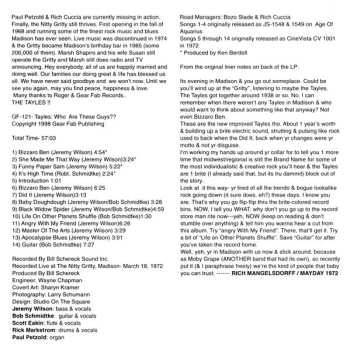 CD Tayles: Whoaretheseguys?