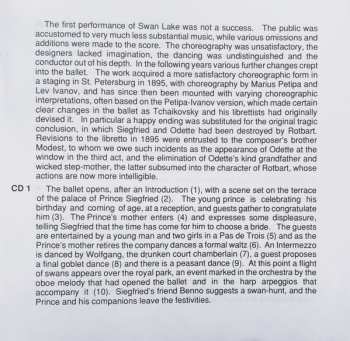 2CD Pyotr Ilyich Tchaikovsky: Swan Lake (Complete Ballet)