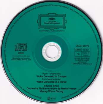 CD Pyotr Ilyich Tchaikovsky: Violin Concertos