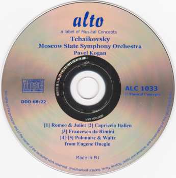 CD Pyotr Ilyich Tchaikovsky: Tchaikovsky: Orchestral Works