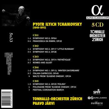 5CD Pyotr Ilyich Tchaikovsky: Symphonies