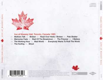 CD Tears For Fears: Live At Massey Hall Toronto, Canada / 1985