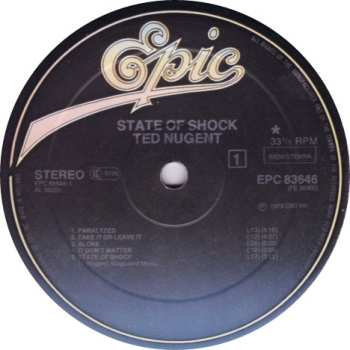 LP Ted Nugent: State Of Shock