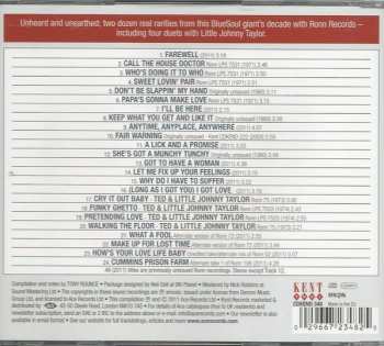CD Ted Taylor: Keep What You Get : The Rare And Unissued RONN Recordings 