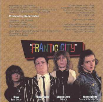 CD Teenage Head: Frantic City