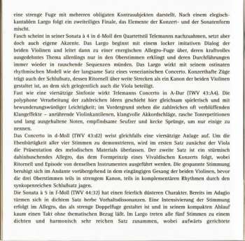 CD Georg Philipp Telemann: Telemann Fasch