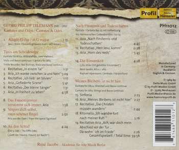 CD Georg Philipp Telemann: Cantatas & Odes