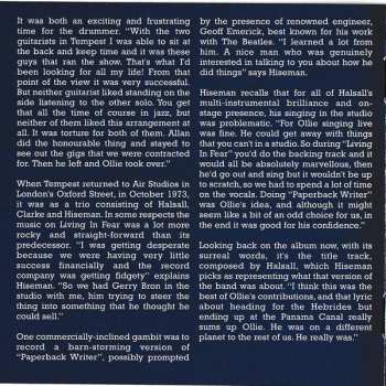 CD Tempest: Living In Fear