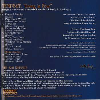 CD Tempest: Living In Fear