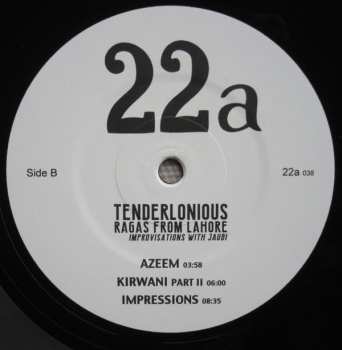 LP Tenderlonious: Ragas From Lahore, Improvisations With Jaubi