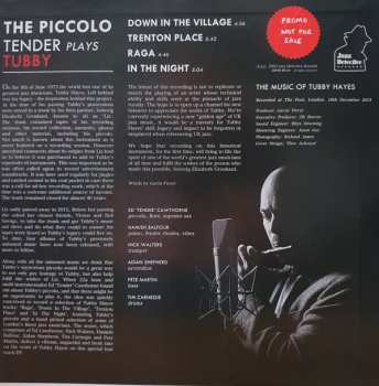 LP Tenderlonious: The Piccolo - Tender Plays Tubby LTD | DLX