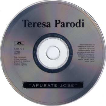 CD Teresa Parodi: Apurate José