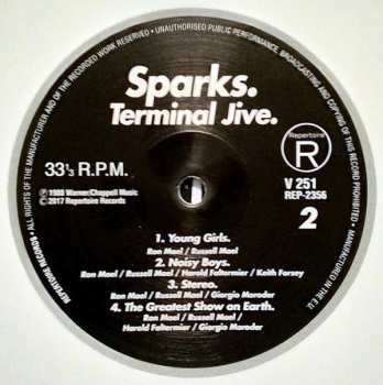LP/CD Sparks: Terminal Jive LTD | CLR