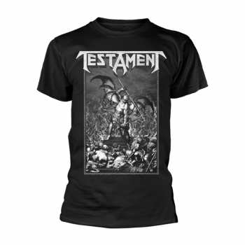 Merch Testament: Tričko Pitchfork Horns M