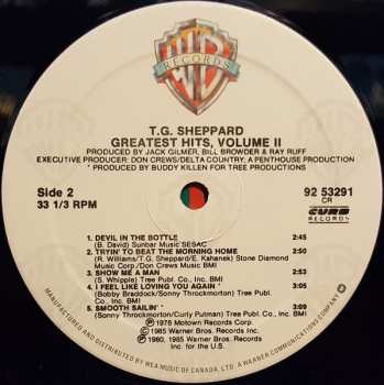 LP T.G. Sheppard: Greatest Hits, Volume II