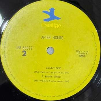 LP Mal Waldron: After Hours