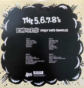 2LP The 5.6.7.8's: Bomb The Rocks: Early Days Singles 1989 - 1996