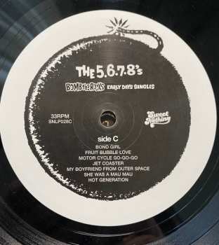 2LP The 5.6.7.8's: Bomb The Rocks: Early Days Singles 1989 - 1996