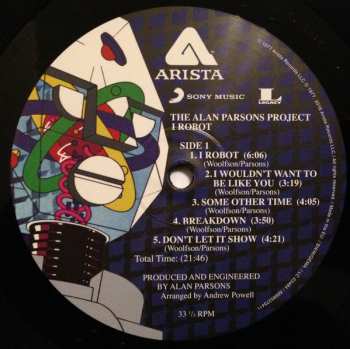LP The Alan Parsons Project: I Robot