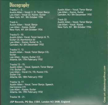 4CD/Box Set The Allen Brothers: The Allen Brothers With Other Country Brother Acts