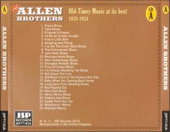 4CD/Box Set The Allen Brothers: The Allen Brothers With Other Country Brother Acts