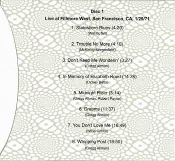 4CD The Allman Brothers Band: Fillmore West '71